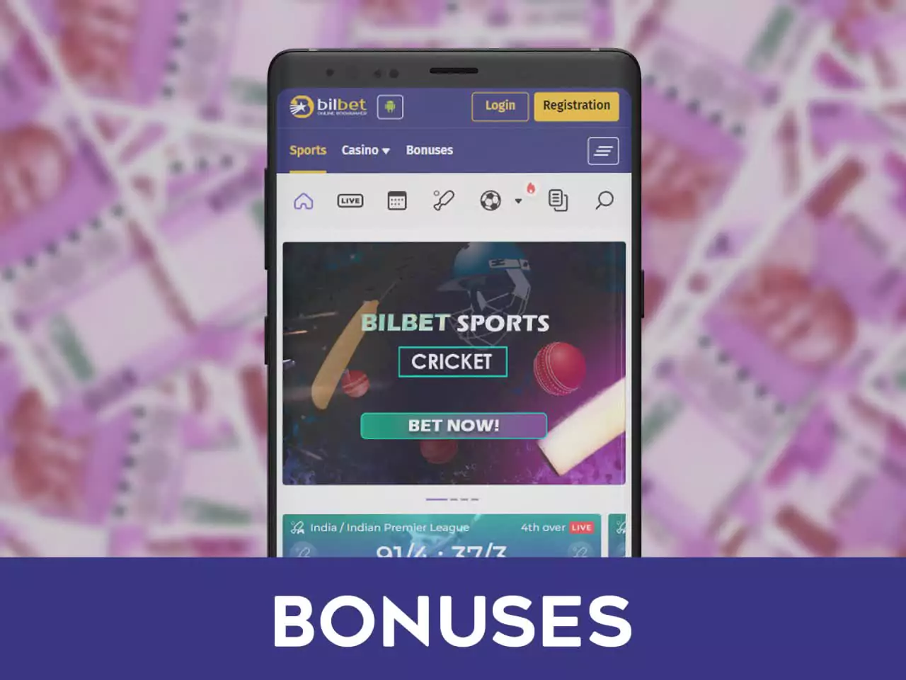 You can get different bonuses and participate in promo in your app.