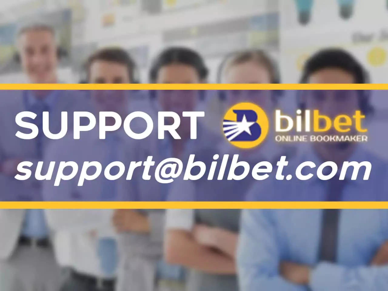 You can contact the support team right in your Bilbet application.