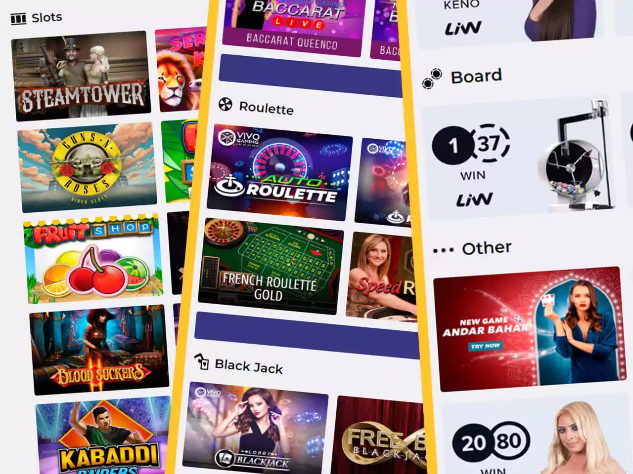 Bilbet is also an online casino.