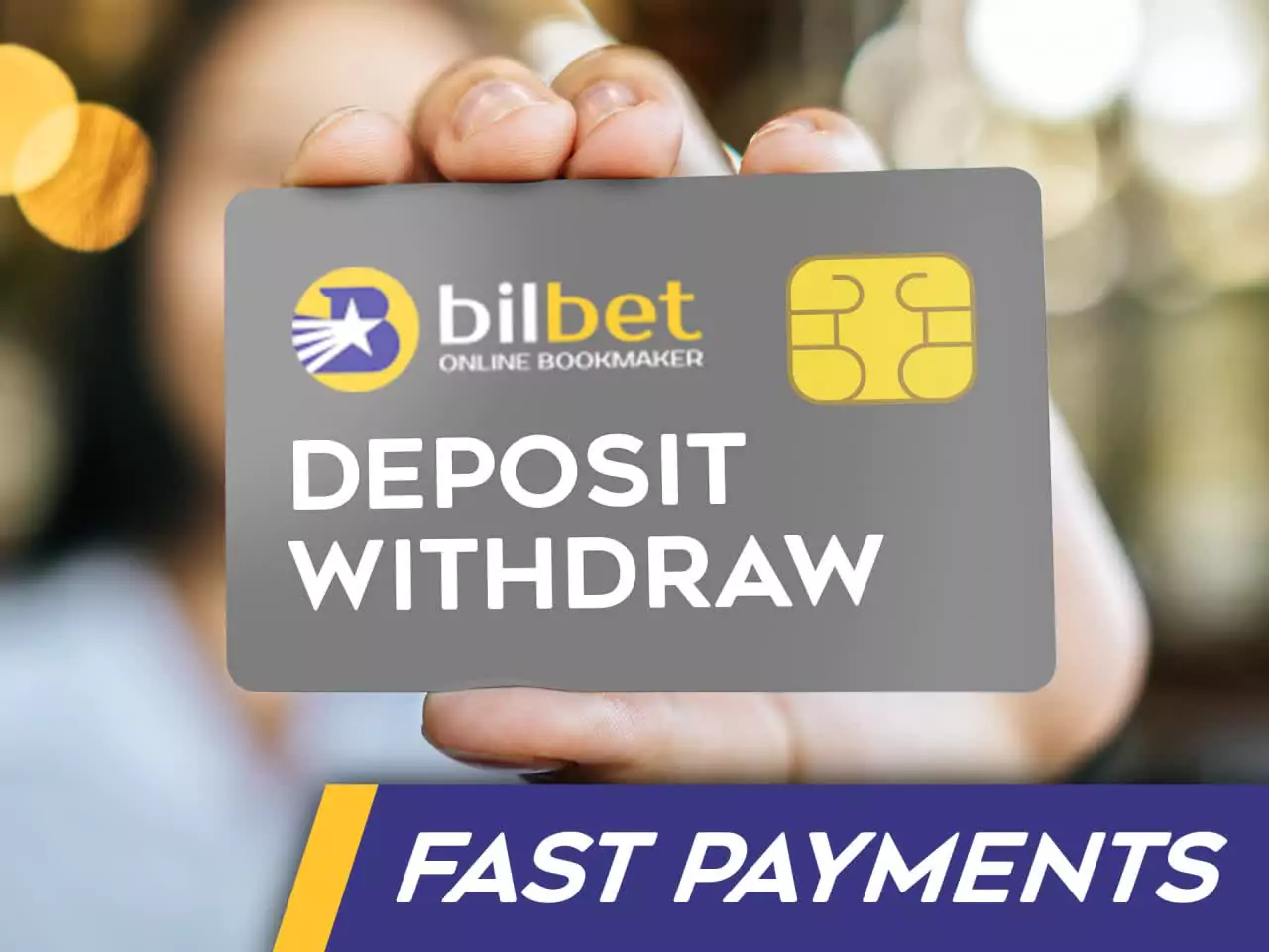 Deposit and withdraw monet instantly at Bilbet.