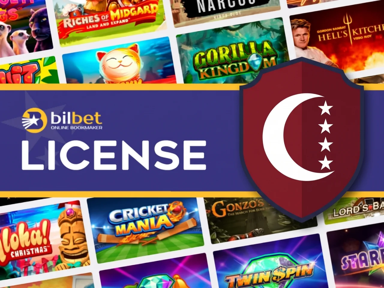 Bilber is licensed by the Anjouan Gaming Board.
